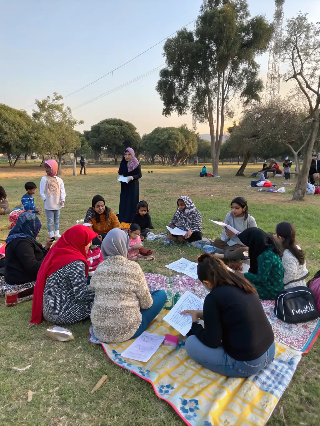 A photo of a TEPAKONU-organized community event, showcasing the organization's commitment to bringing art to the local community.